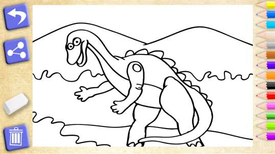 Dinosaurs coloring. Learning games for kid screenshot 4