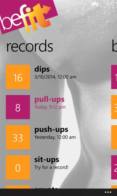 BeFit Screenshots 2