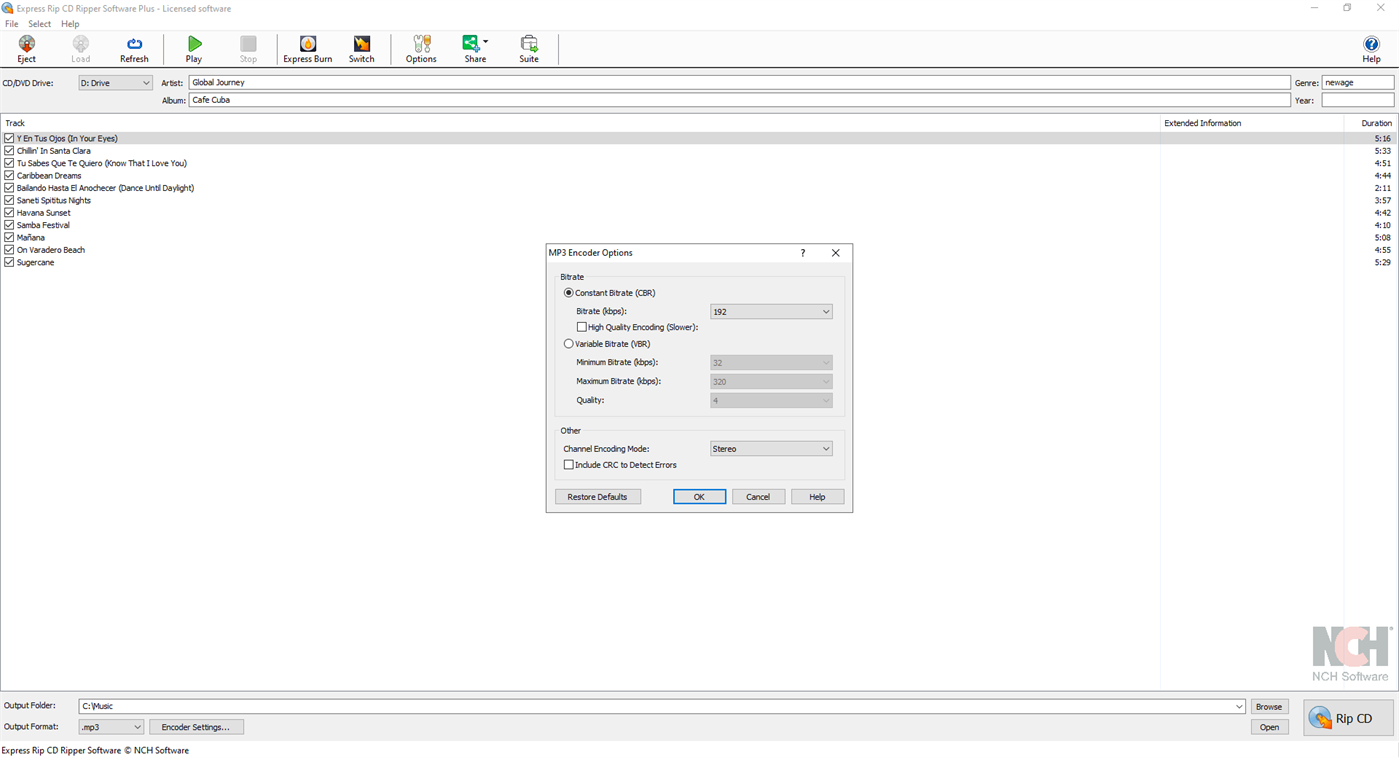 #2. Express Rip (Windows) От: NCH Software