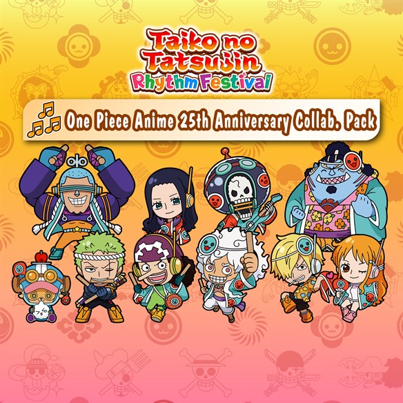 Taiko no Tatsujin: Rhythm Festival - One Piece Anime 25th Anniversary Collab. Pack Xbox Series X|S and Xbox One cover art