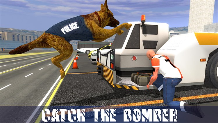 Police Dog Airport Criminal Chase - Arrest Robbers - PC - (Windows)