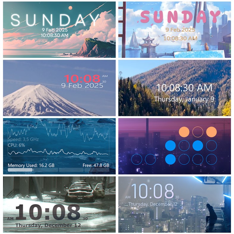 #1. 12g Invisible Clock (Windows) Podle: 12g Inc.