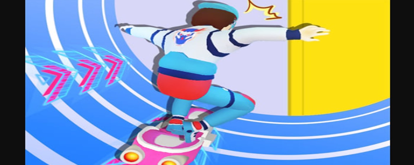 Cyber Surfer Skateboard Game promo image