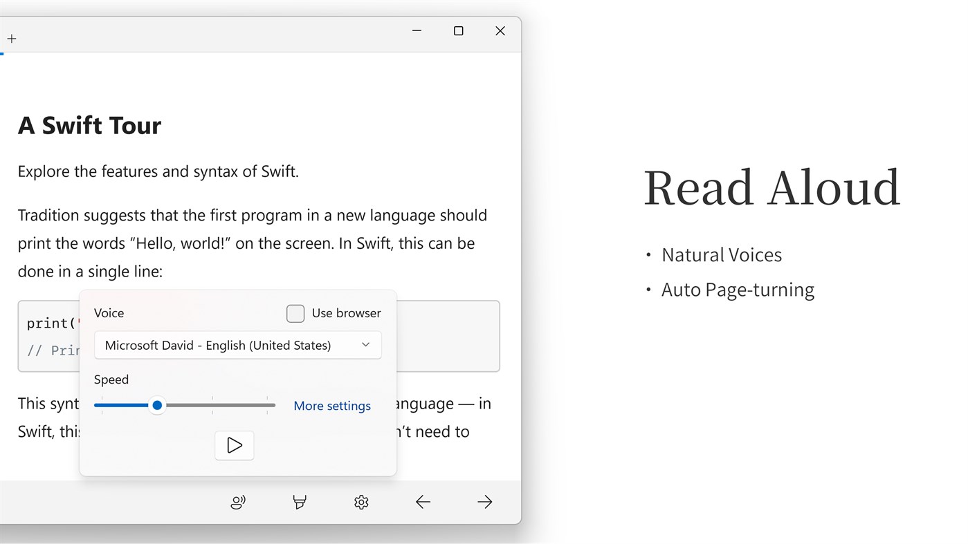 #4. Starrea ePub Reader (Windows) 来自: Starry Apps