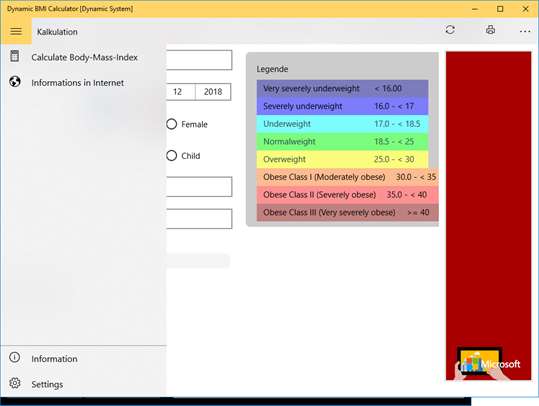 Dynamic BMI Calculator [Dynamic System] screenshot 2