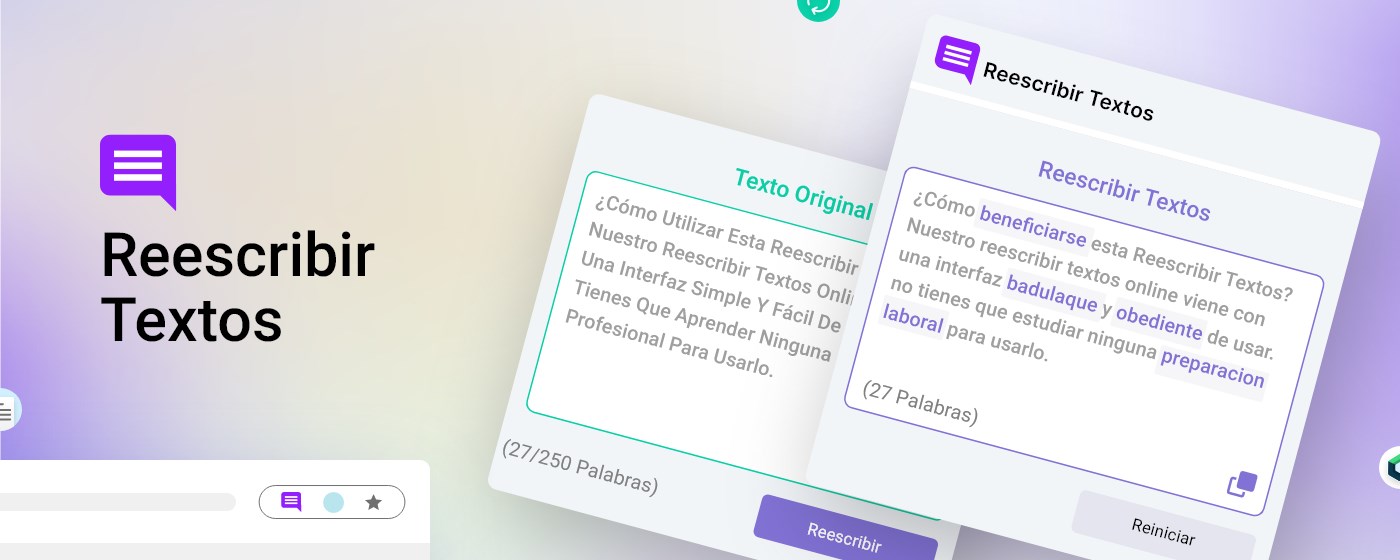 Reescribir Textos