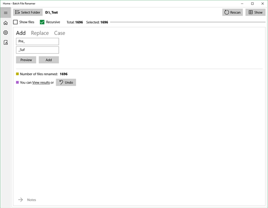 Batch File Renamer screenshot 6