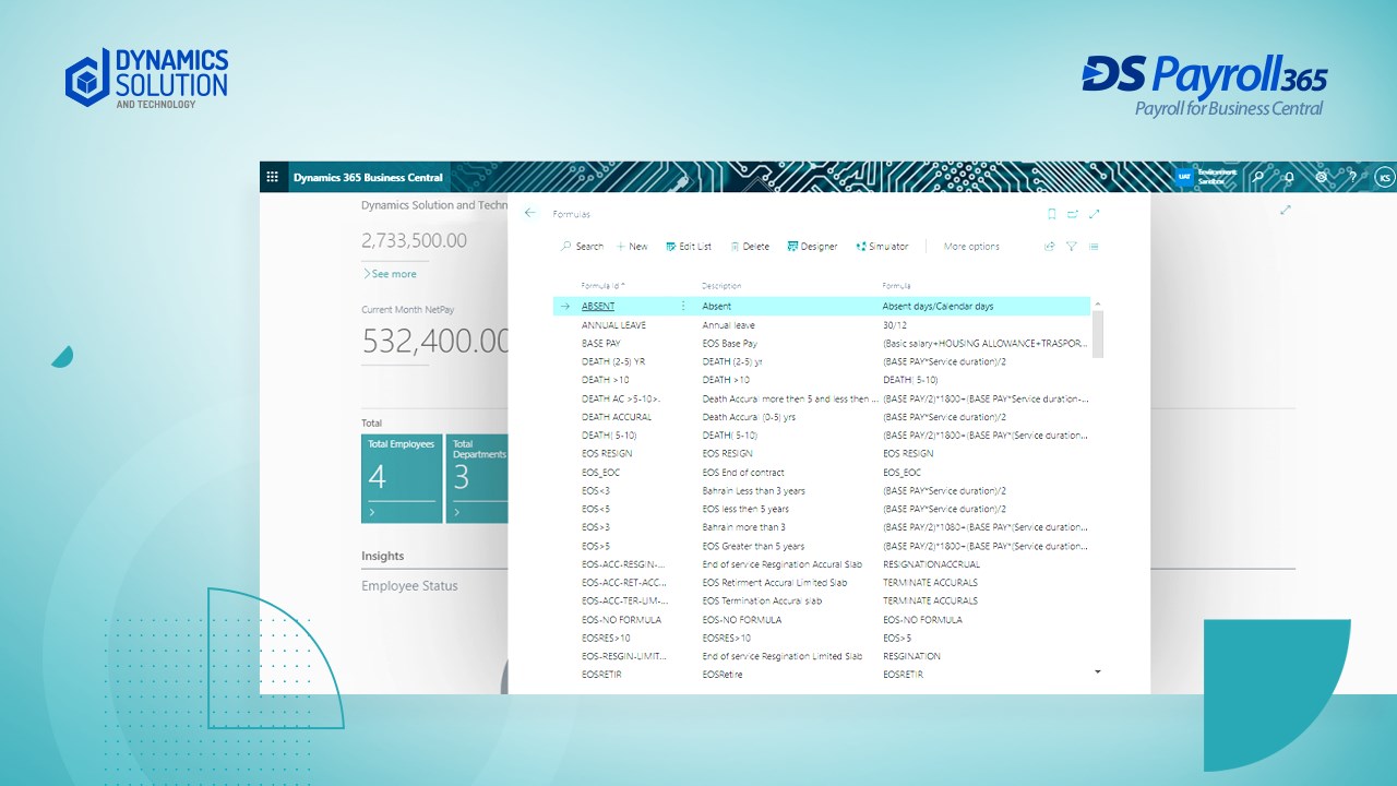 Snapshot 3 of DS Payroll