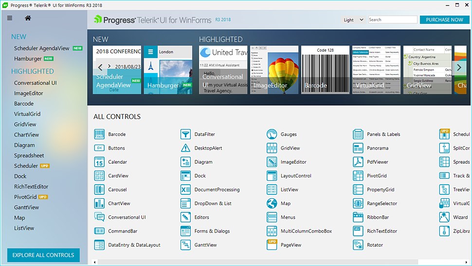 Telerik UI For WinForms Examples PC Download Free - Best Windows 10 Apps