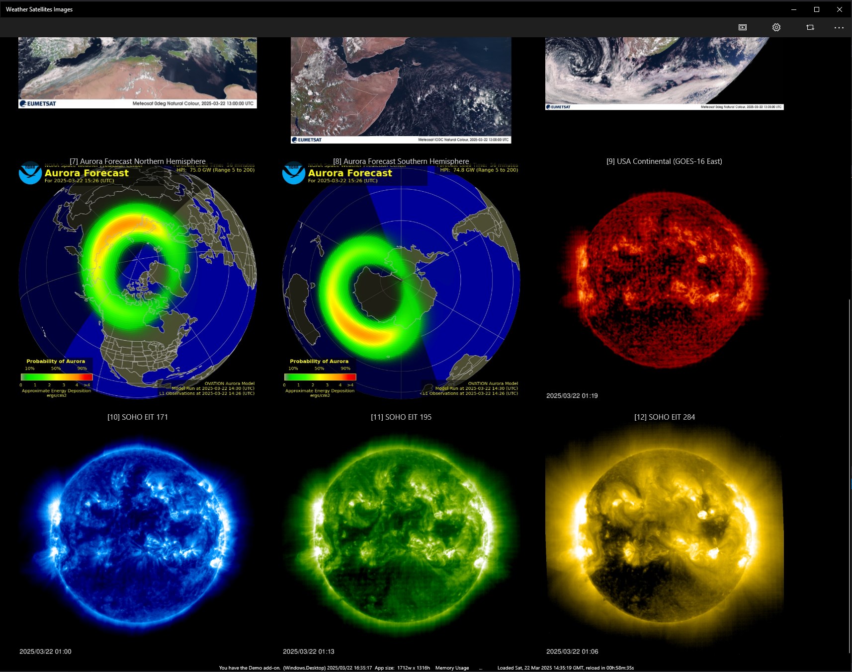 Weather Satellites Images screenshot