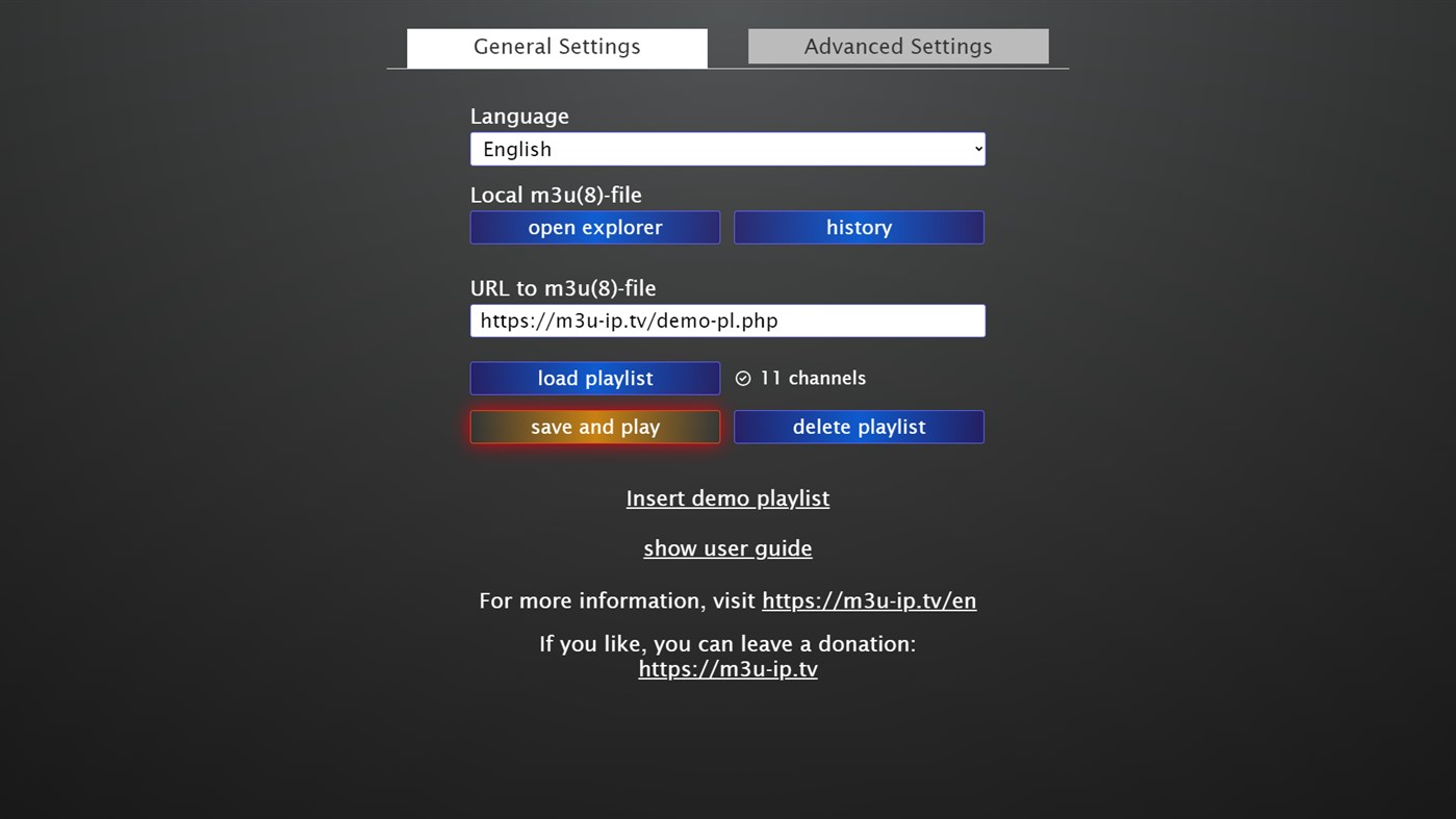 #5. M3U IPTV (Windows) di: Herber eDevelopment