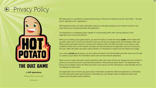 Hot Potato - The Quiz Game screenshot 6