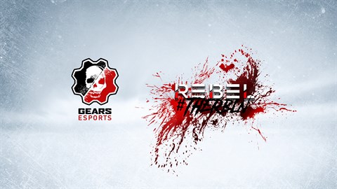 E-sport i Gears - Rebel-färgad blood spray