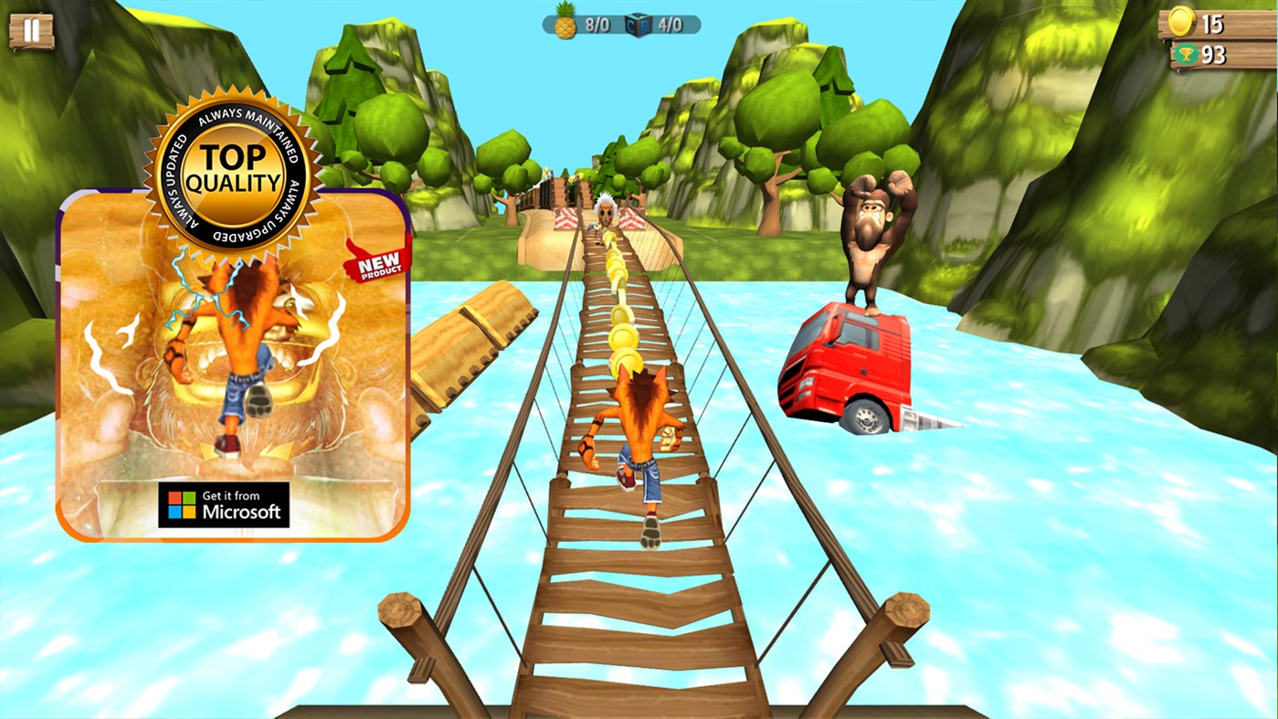 #2. Crash The Fox Bandi (Windows) 由: SmartBrainLAb