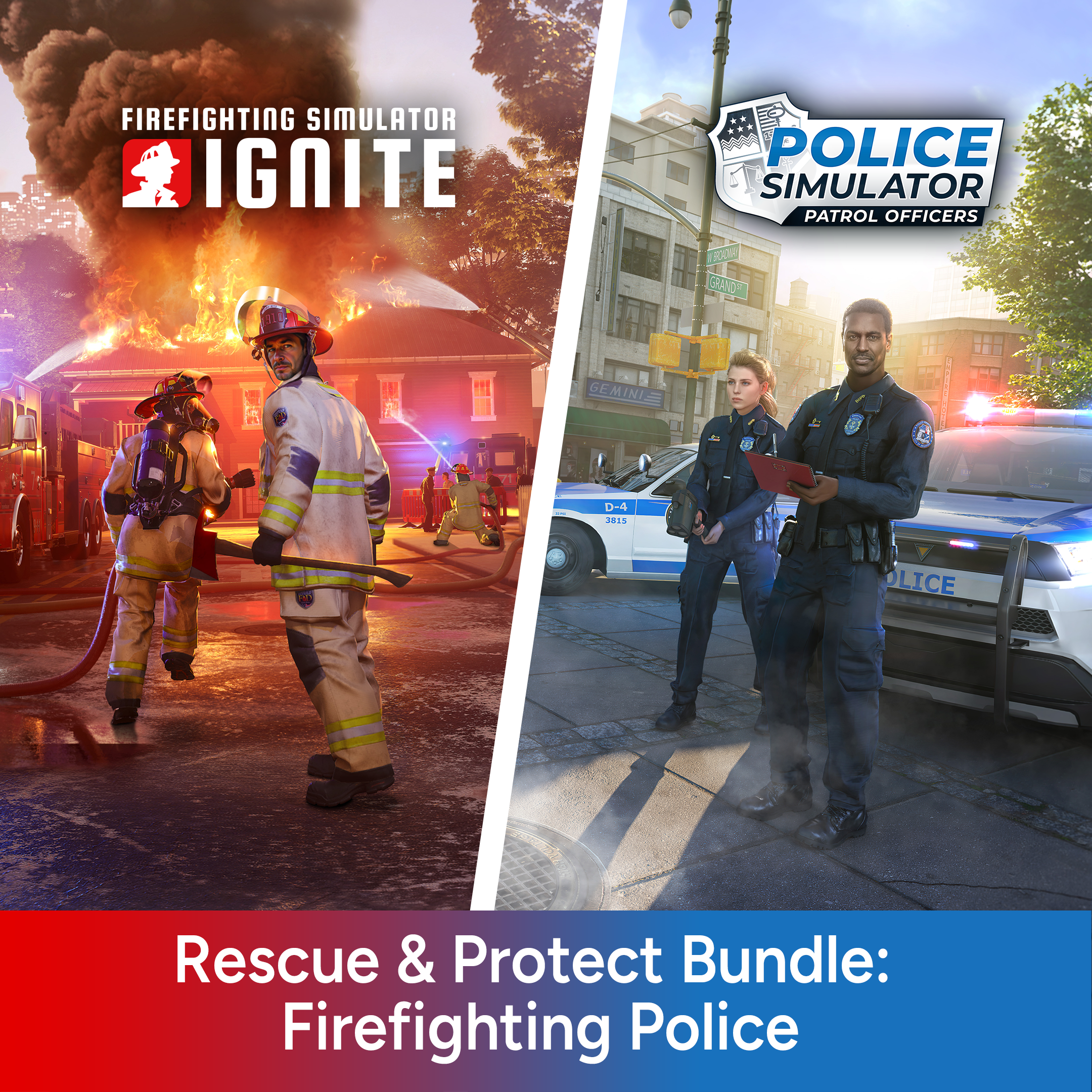 Rescue & Protect Bundle: Firefighting Police