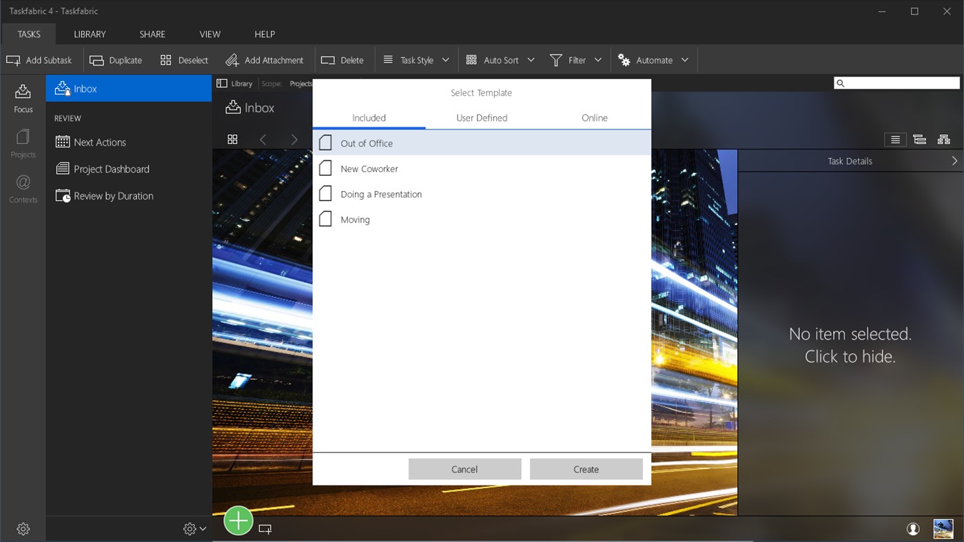 #2. Organize:Me - To-Do List & Personal Task Manager (Windows) Door: taskfabric
