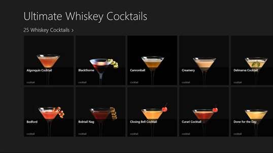 25 Whiskey Cocktails screenshot 1