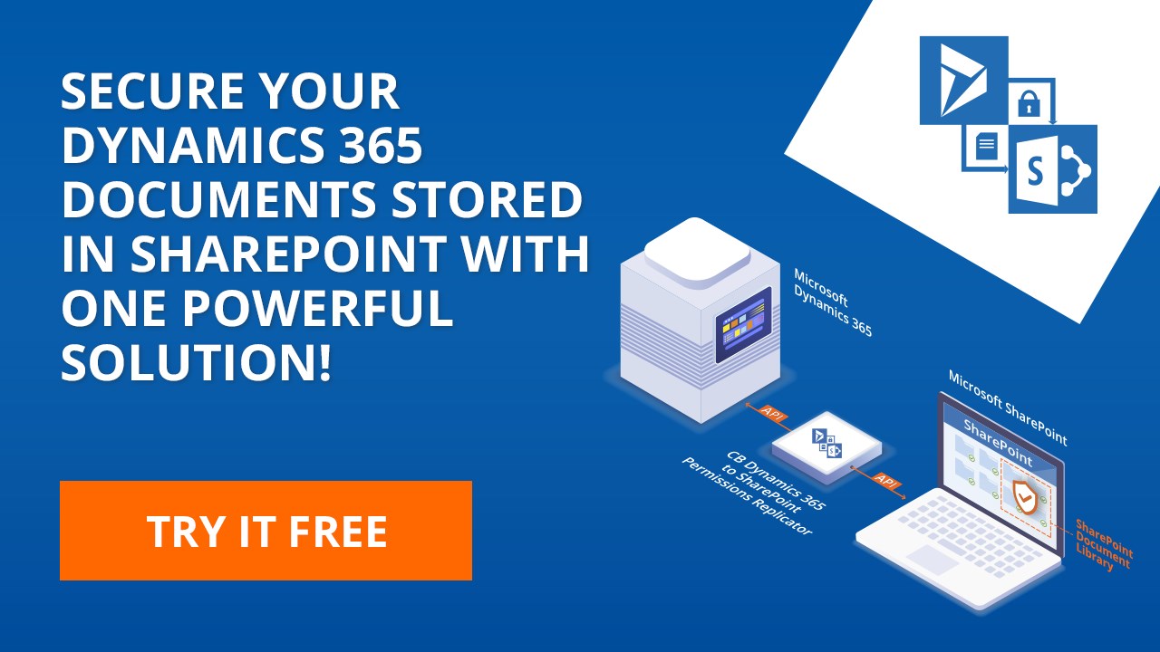Snapshot 4 of CB Dynamics 365 to SharePoint Permissions Replicator