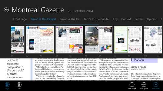 Montreal Gazette ePaper screenshot 5