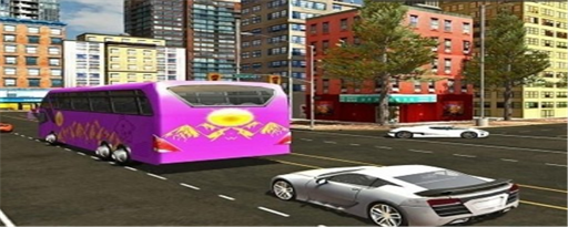 City Bus Offroad Driving Sim Game marquee promo image