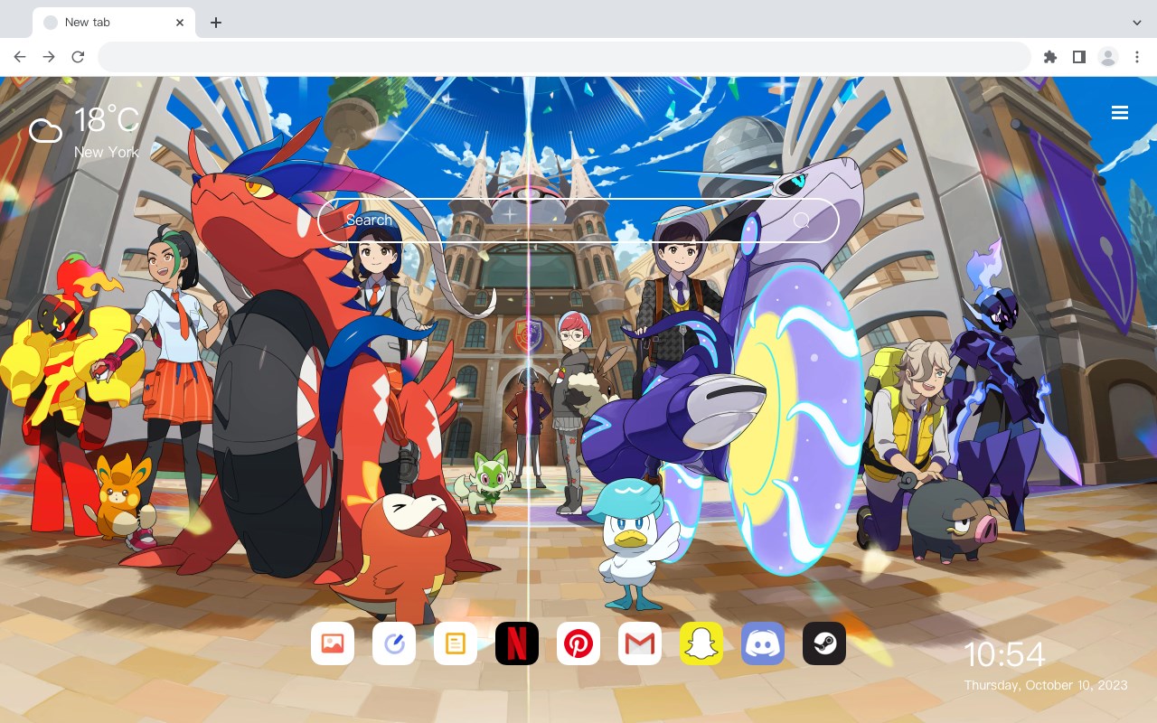 Pokémon Wallpaper HD HomePage Edge add-on