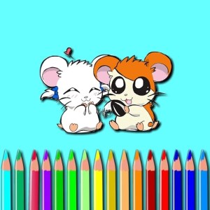 Hamster Coloring Book Game