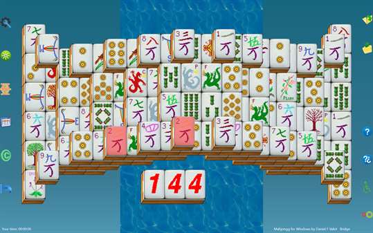 Multilingual Mahjongg Solitaire screenshot 3