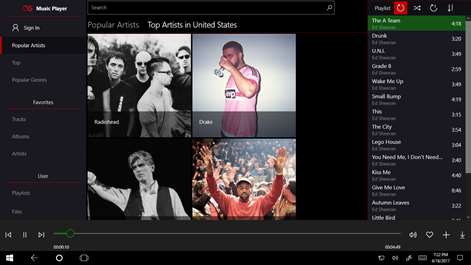 Cloud Music Player - stream online media and download mp3 & last.fm support Screenshots 1