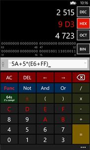 Calc64 screenshot 1