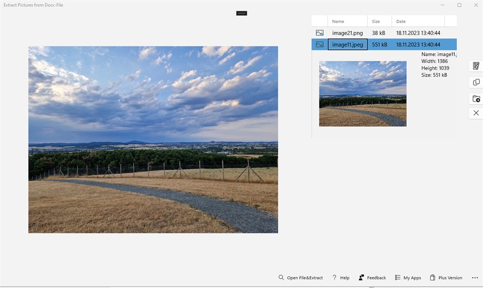 Extract Pictures from Docx-File (Windows) 由: Ivan Makaruskin