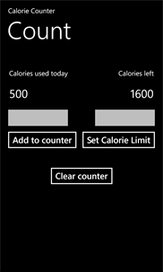 Calorie Counter screenshot 1