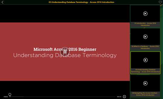 Learning Path Access 2016 screenshot 2