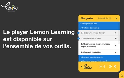 Lemon Learning Player 2 - In-App Guides & Tooltips