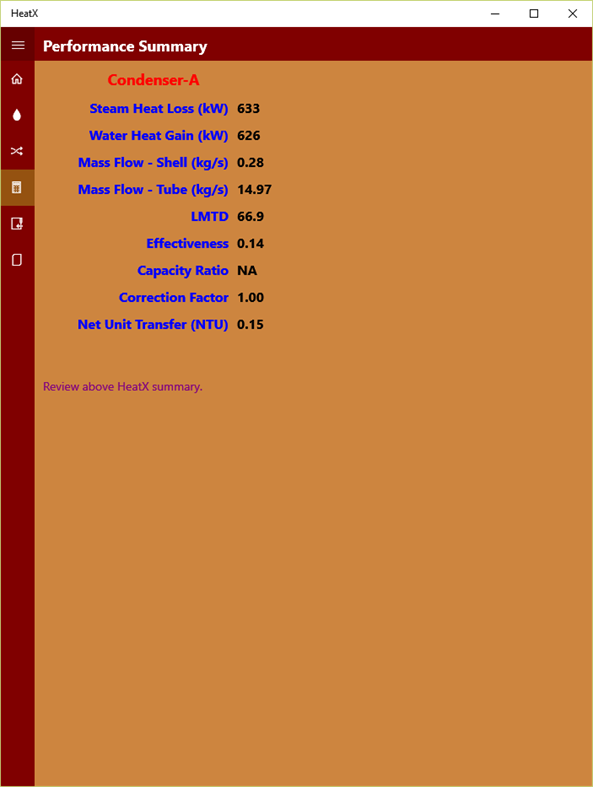 #8. Heat Exchanger Performance-UWP (Windows) Podle: Kaup Shenoy Associates