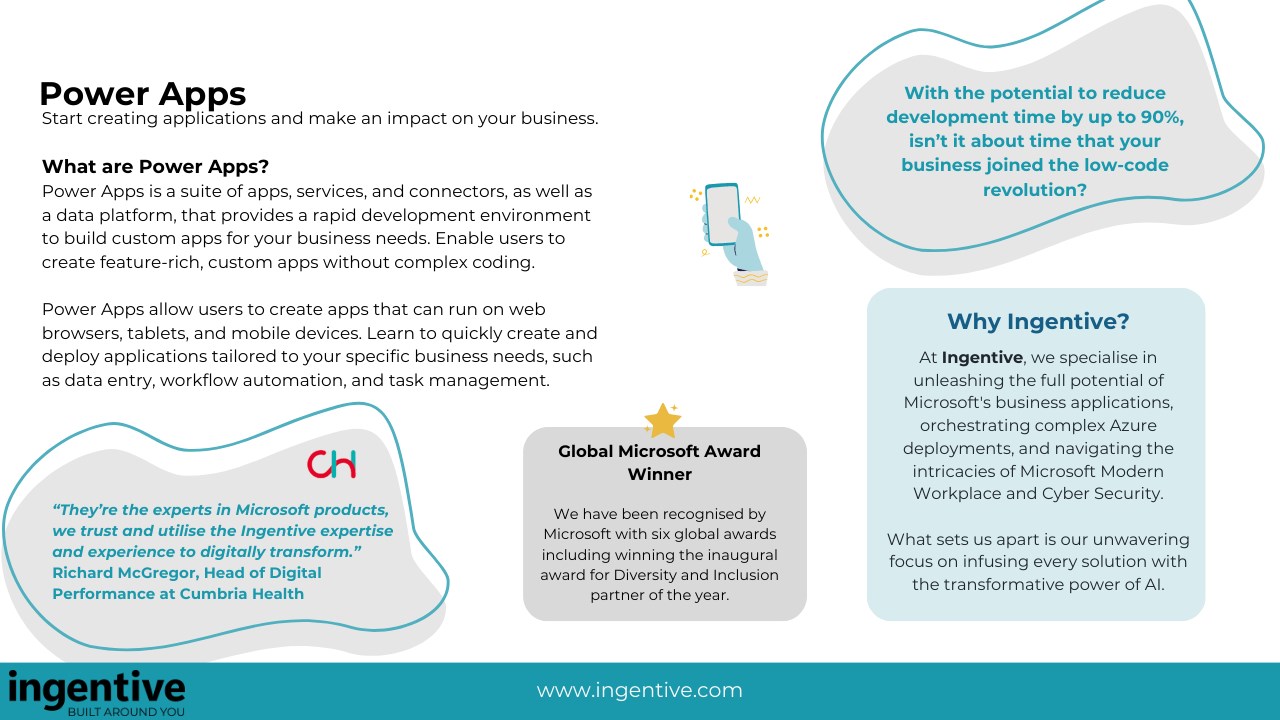 Snapshot 1 of Ingentive Power Apps Solution