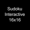 Sudoku Interactive 16x16