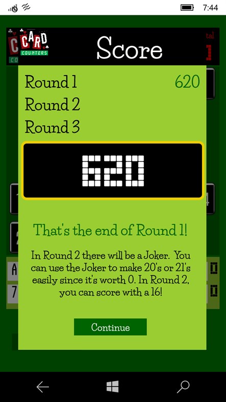 #6. Card Counters Memory Blackjack Game! (Windows) 由: Small Screen Software