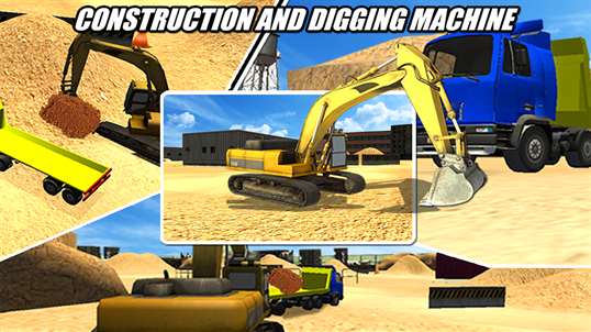 Heavy Excavator Crane 3D - Construction Simulator screenshot 2