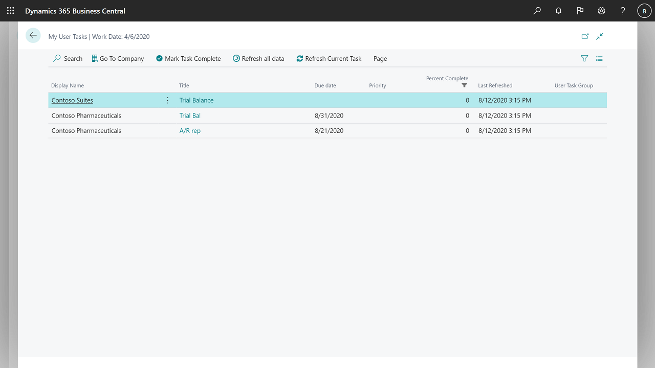 Snapshot 5 of Company Hub