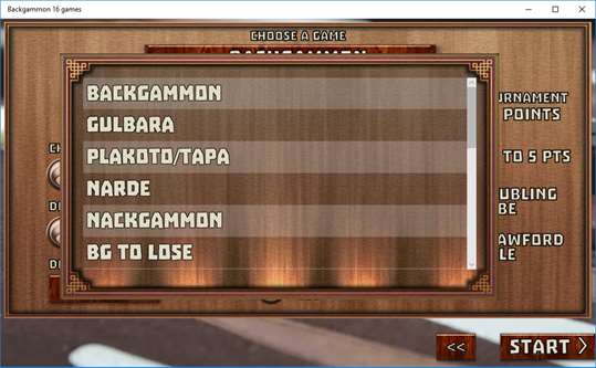 Backgammon 16 games screenshot 2
