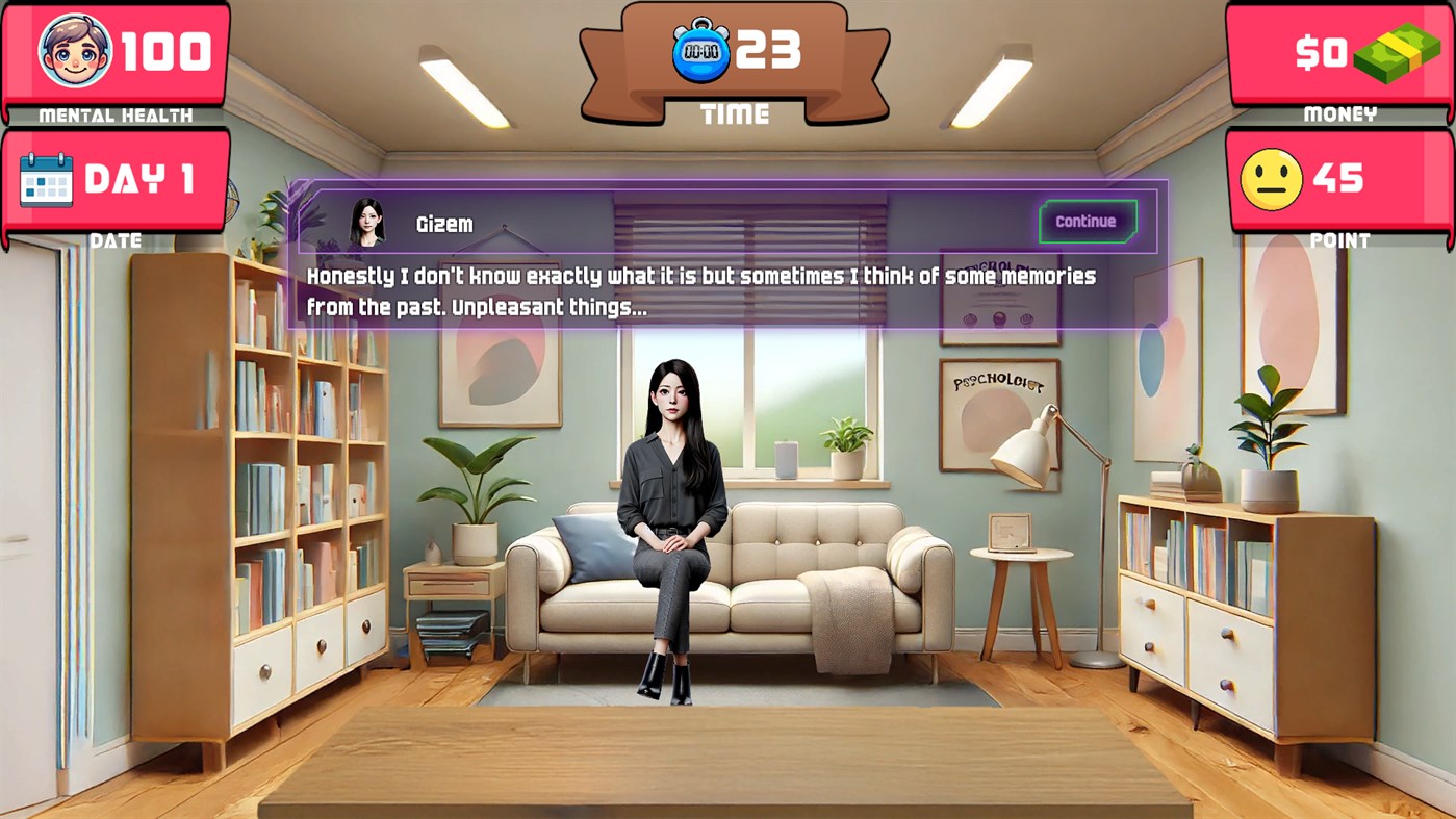 #9. Therapist Simulator (Windows) โดย: Kanuni Games Oyun Yazılım Pazarlama ve Ticaret Limited Şirketi