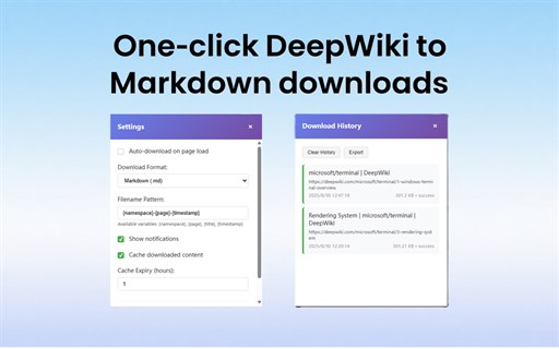DeepWiki Clipper