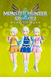 Enas Outfit: Cheerleader-3er-Paket (Blau/Orange/Pink)