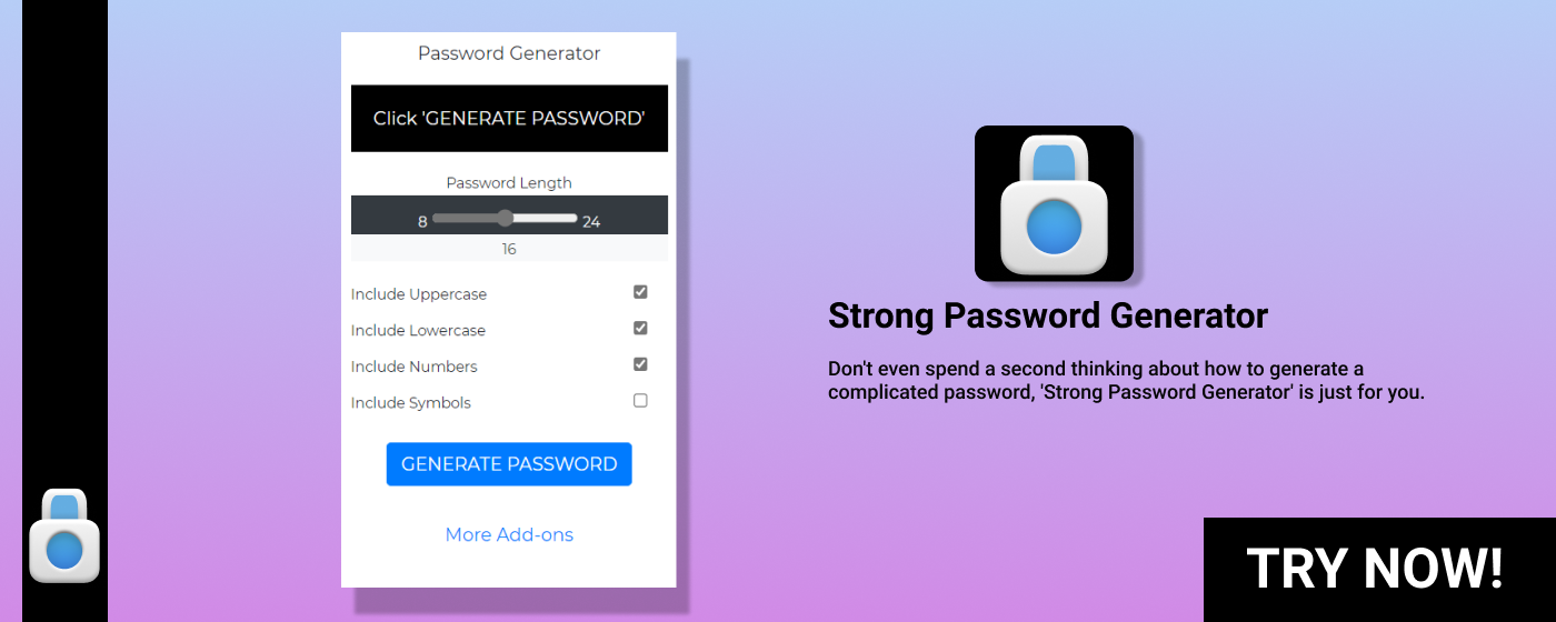 Strong Password Generator marquee promo image
