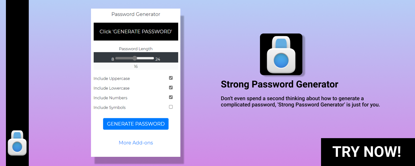 Strong Password Generator
