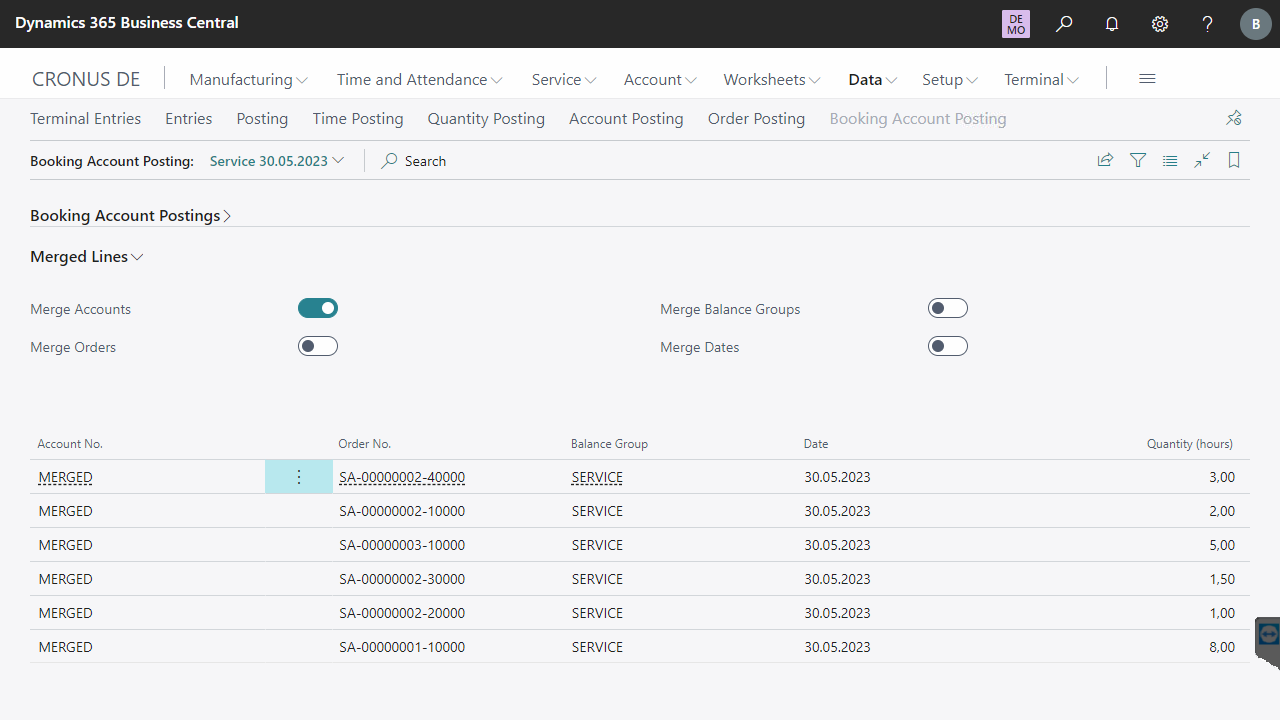 Snapshot 4 of orderbase Time Management - PDA Service