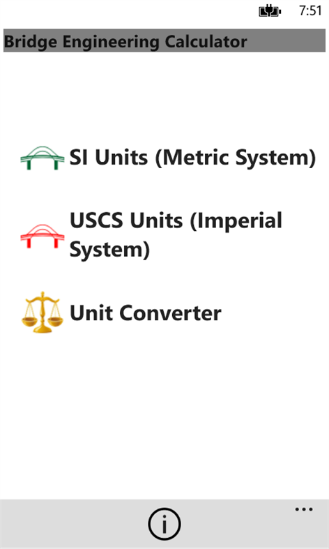 BridgeEngineeringCalculator Screenshots 1