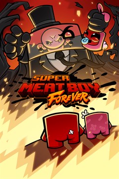 Cover poster for Super Meat Boy Forever