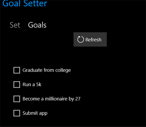 Goal Setter Screenshots 2