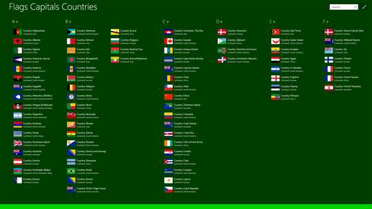 Flags Capitals Countries screenshot 1